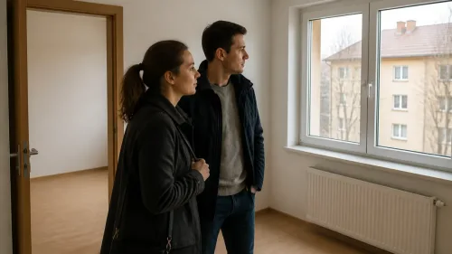 Dokumenty o hypotéke a kľúče od bytu rozložené na stole