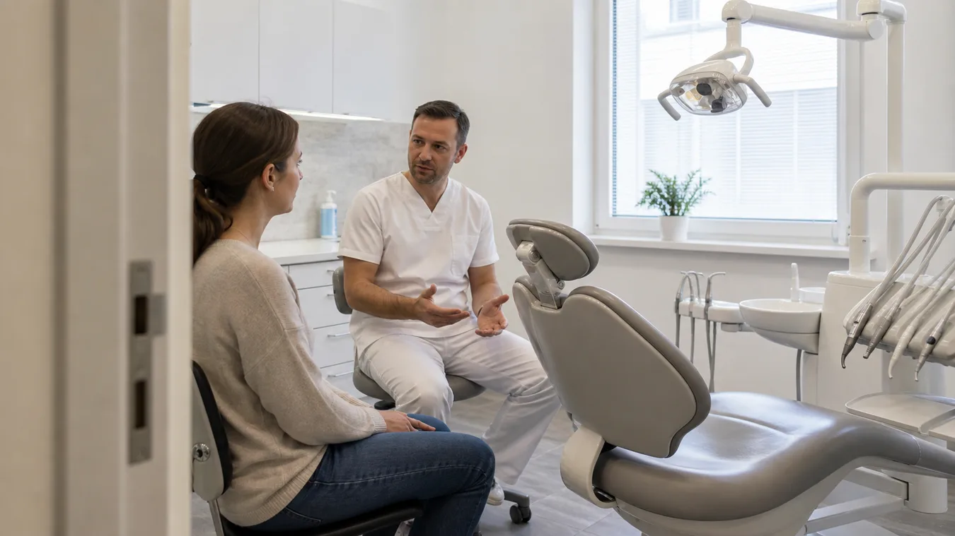 Pôžička na zuby u zubára a dentálna starostlivosť