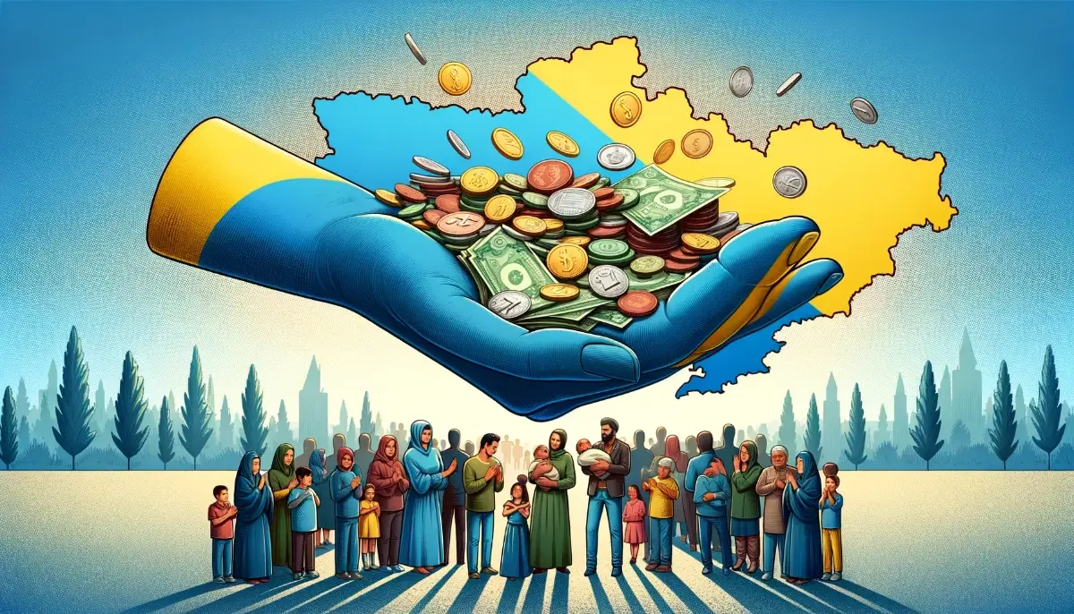 Podávanie rúk a pomoc pri finančných službách