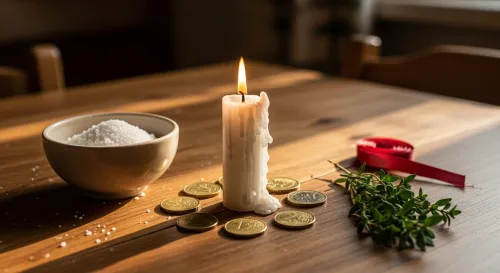 Rituály a povery na pritiahnutie peňazí - mince, soľ a symboly bohatstva