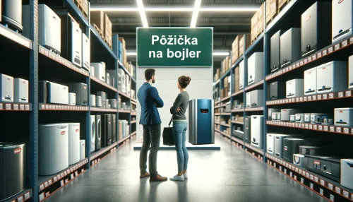 Manželský pár vybavuje pôžičku na bojler
