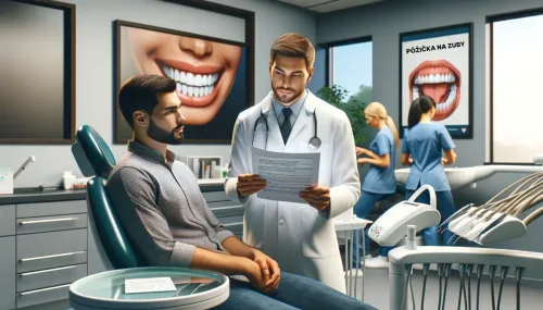 Pôžička na zuby u zubára a dentálna starostlivosť