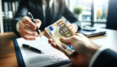 Symbolické zobrazenie nízkeho úroku a úspory peňazí